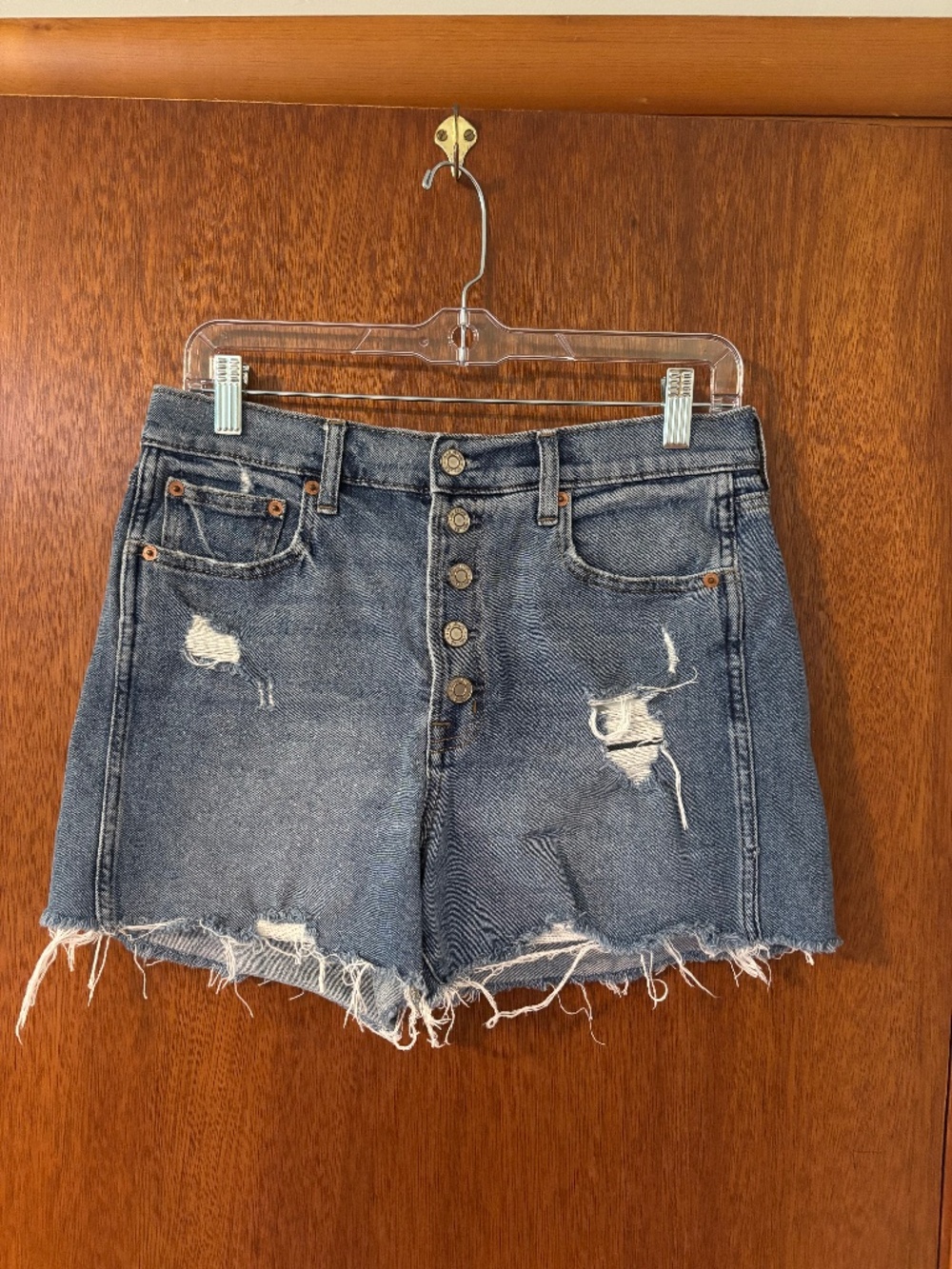 High-waisted Jean Shorts